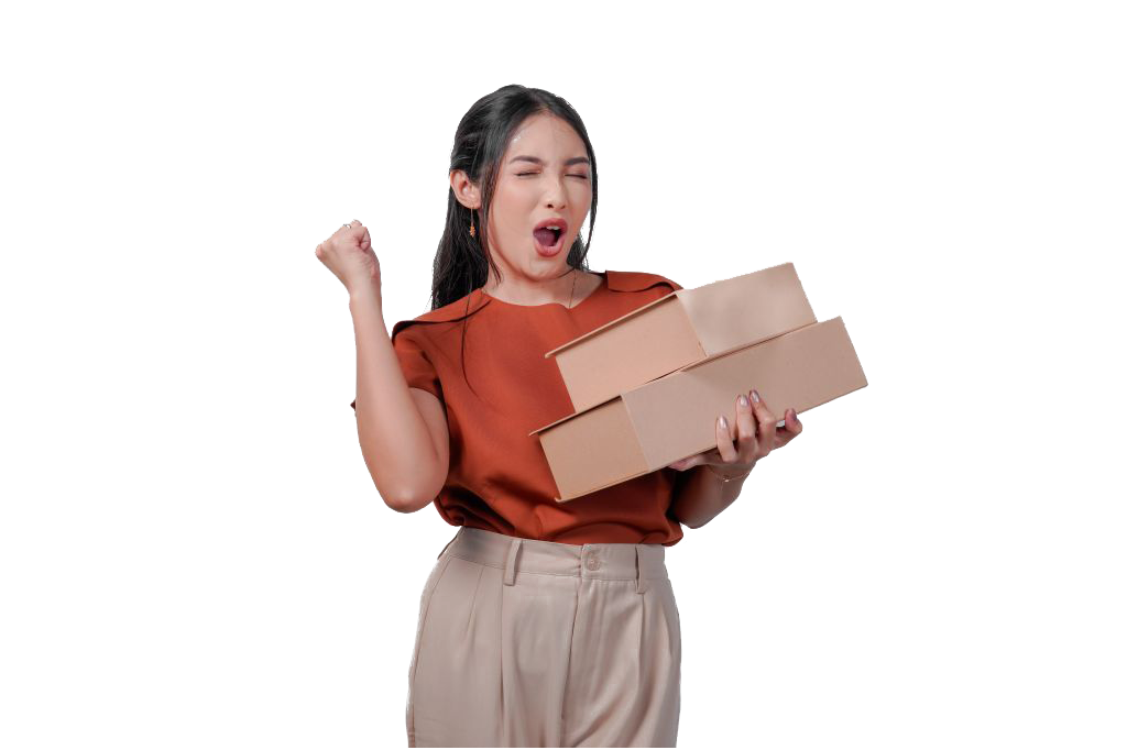Kemasan makanan premium dengan desain minimalis dan finishing glossy, cetak oleh PT Nebula Kreasi Indonesia di Jakarta.